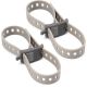 Qunature fastening straps 2 pcs 46cm gray