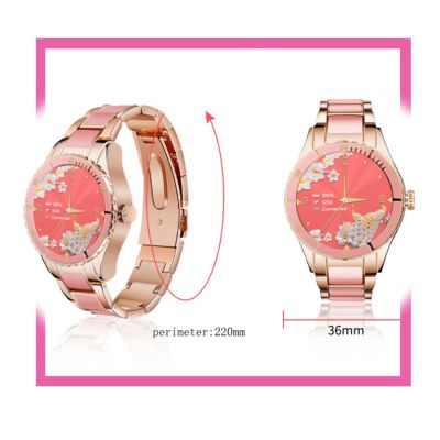 16. Rubicon RNCE82 Pink Women's Smartwatch