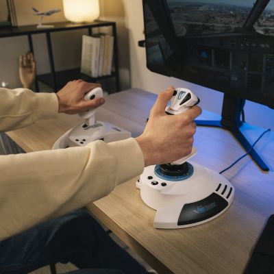 8. Thrustmaster T.Flight Hotas 5 Microsoft Flight Simulator Edition White USB Flight Sim Digital PC, PlayStation 5, PlayStation 4