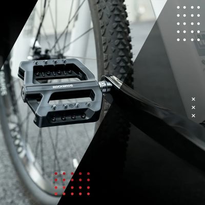 5. Rockbros RK01 Nylon Bicycle Pedals - Black
