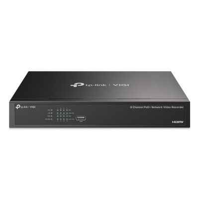 TP-LINK VIGI NVR1008H-8P network recorder, 8 PoE+ channels