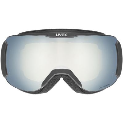 2. Uvex Downhill 2100 CV winter sports goggles, black, unisex, white spherical lens