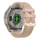 2. Tech-Protect Silicone Strap for Garmin Fenix 5S / 5S Plus / 6S / 6S Pro / 7S / 8 / 9 / 9 Pro (43 mm) – Beige