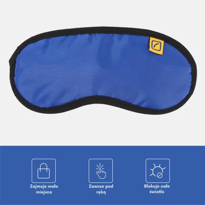 4. TRAVEL BLUE EYE MASK