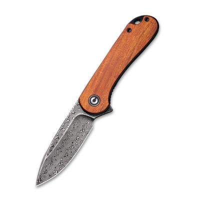 CIVIVI Elementum Damascus Guibourtia knife