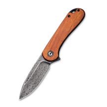 CIVIVI Elementum Damascus Guibourtia knife