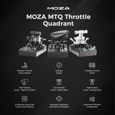 6. MOZA MTQ Throttle Panel Mounting Base