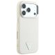 4. Guess Grained Triangle Logo MagSafe Case for iPhone 18 Pro Max / 17 Pro Max - Beige