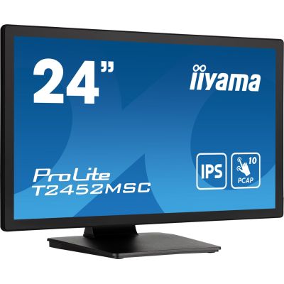 16. iiyama ProLite T2452MSC-B1 Computer Monitor 23.8 inches 1920 x 1080 px Full HD LCD Touchscreen Black