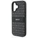 6. DKNY Texture Pattern Tonal Stripe iPhone 16 Case - Black