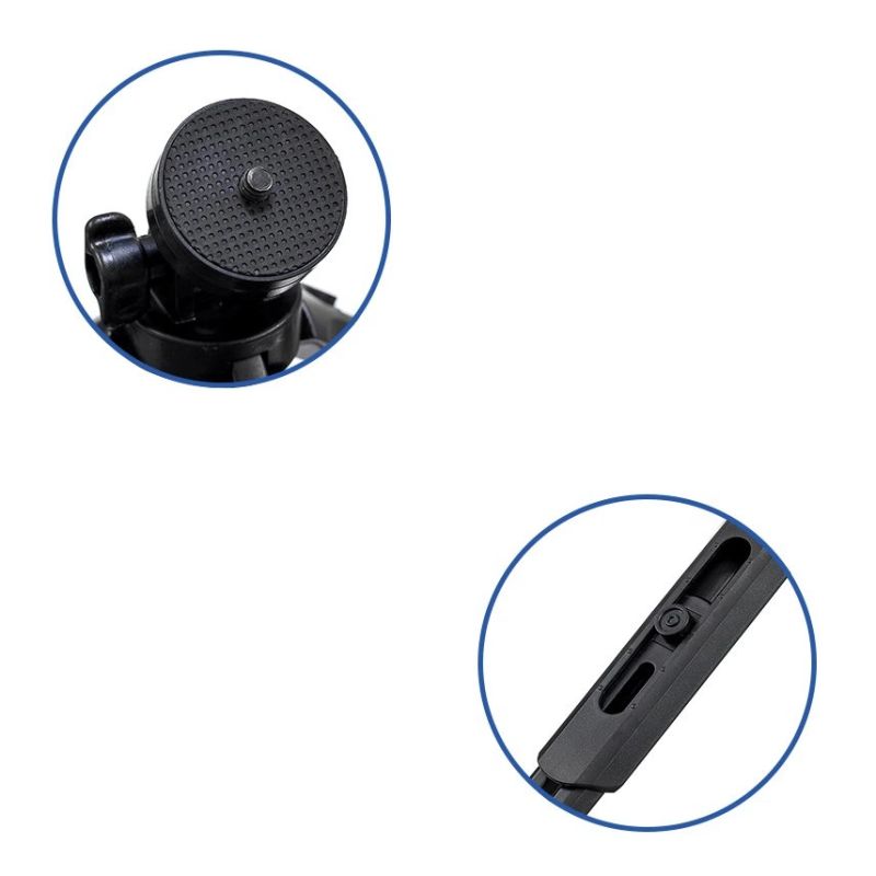8. Mini tripod selfie stick holder for phone camera GoPro 16 - 21 cm black