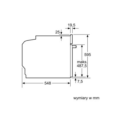 7. BOSCH HBG537FB4 oven