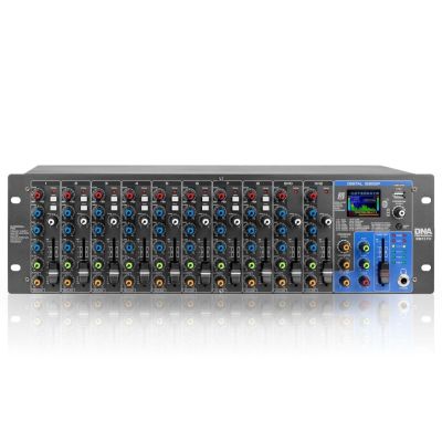 3. DNA RM12 FX - Analog Mixer with Bluetooth DSP EQ MP3 Phantom, 12 Channels