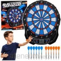 Electronic Skill Game Dartboard with LCD, 25 Games, 176 Variants