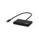 Port Designs 900147 USB Type-C Hubs and Concentrators 5000 Mbit/s Black