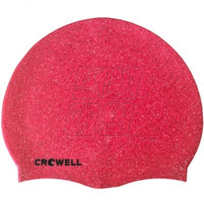 Silicone swimming cap Crowell Recycling Pearl pink col.3