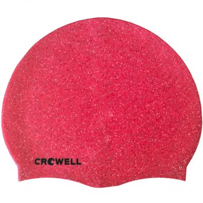 Crowell Recycling Pearl Silicone Swim Cap, Pink, Col. 3