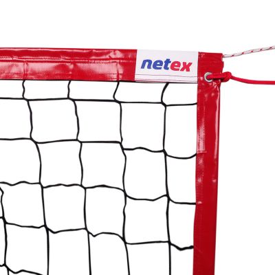 7. Netex beach volleyball net, black, stiffened sides, SI-PLAŻ/PR