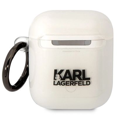 2. Karl Lagerfeld KLA2HNCHTCT Airpods 1/2 cover transparent Ikonik Choupette