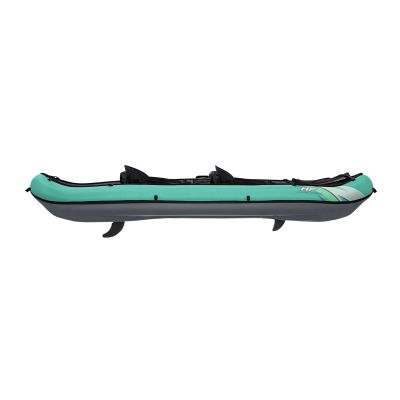 18. Bestway 65052 / 24 Sport Kayak 2 Seater Black, Green, Gray, Mint Acrylonitrile Butadiene Styrene (ABS), Nylon, Polyester, Polypropylene (PP), Polyvinyl Chloride (PVC) Inflatable Kayak
