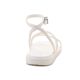 5. CROCS MIAMI ANKLE STRAP SANDAL IN CHALK 212256-0WV