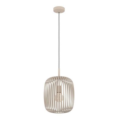 6. EGLO ROMAZZINA hanging lamp, 1 x E27, max 40W, beige