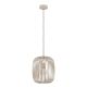6. EGLO ROMAZZINA hanging lamp, 1 x E27, max 40W, beige
