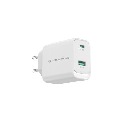 3. Conceptronic ALTHEA20W45 Mobile Device Charger Universal White AC Fast Charging Internal