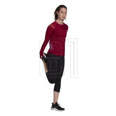 10. Adidas Parley Adizero Long Sleeve Running Tee W HB9322