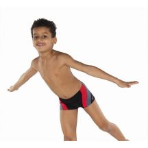 Boy's swimsuit 034 black-red-gray