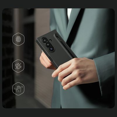 6. Nillkin Flex Pure Fold Case for Samsung Galaxy Z Fold 7 with S Pen Space - Black