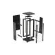 7. LANBERG FLOOR CABINET 19" 18U 600X600 BLACK