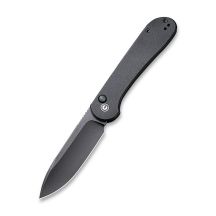 CIVIVI Button Lock Elementum All Black G10 Knife