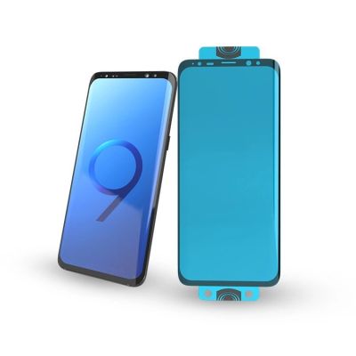 6. 3D Edge Nano Flexi Glass Hybrid Full Screen Protector with frame for Samsung Galaxy S21+ 5G (S21 Plus 5G) black