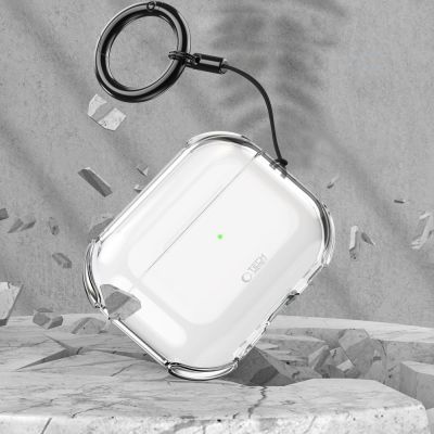 6. Tech-Protect Bounce Case for AirPods Pro 3 - Clear