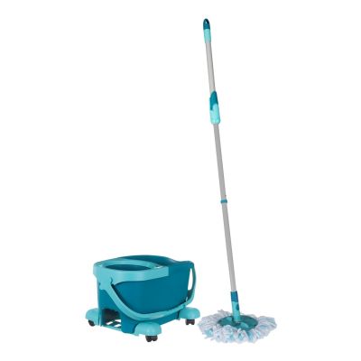 4. Leifheit Clean Twist Ergo Mop Set on Wheels