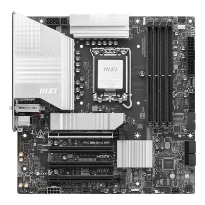 2. MSI PRO B860M-A WIFI motherboard Intel B860 LGA 1851 (Socket V1) micro ATX