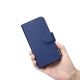 12. iCarer Wallet Case 2in1 Cover iPhone 14 Pro Max Leather Flip Case Anti-RFID Blue (WMI14220728-BU)
