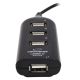 5. Hub Esperanza EA116 (4x USB 2.0; black)