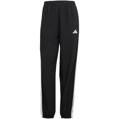 8. adidas Train Essentials 3-Stripes Woven Women's Pants Black JI8313