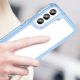 9. Outer Space Case for Samsung Galaxy S23+ cover with a flexible frame blue