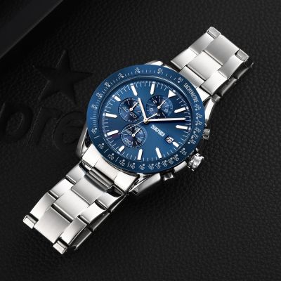 7. Men's Watch Skmei 9253SIBU + BOX