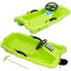 5. PLASTIC SLED WITH BRAKE AND HANDLEBAR ADAŚ 84x43x25CM GREEN