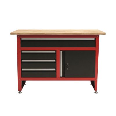 AWTOOLS WORKBENCH 4 DRAWERS 120x60x85cm