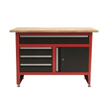 AWTOOLS WORKBENCH 4 DRAWERS 120x60x85cm