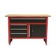 AWTOOLS WORKBENCH 4 DRAWERS 120x60x85cm