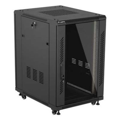 34. LANBERG FLOOR RACK CABINET 19" 18U 600X800 BLACK