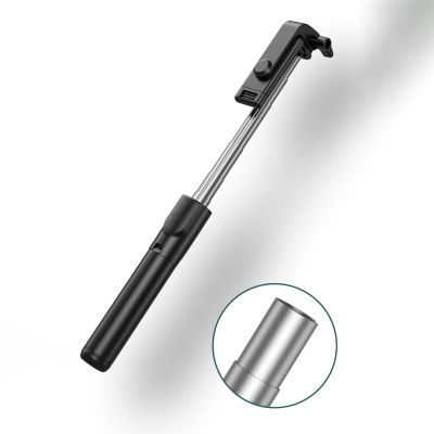 18. Selfie stick WHS1Y telescopic tripod 1m with phone holder - black