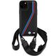 2. BMW M Edition Carbon Tricolor Lines & Strap case for iPhone 15 Plus / 14 Plus - black