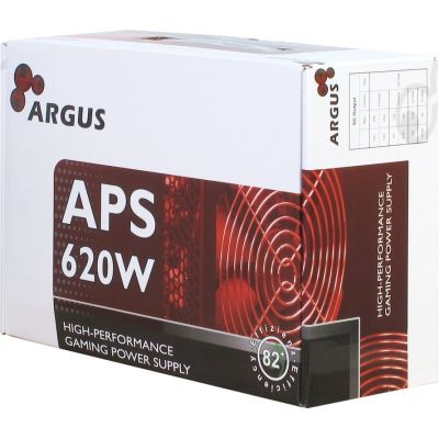 6. Inter-Tech Argus APS Power Supply Module 620 W 20+4 pin ATX ATX Black
